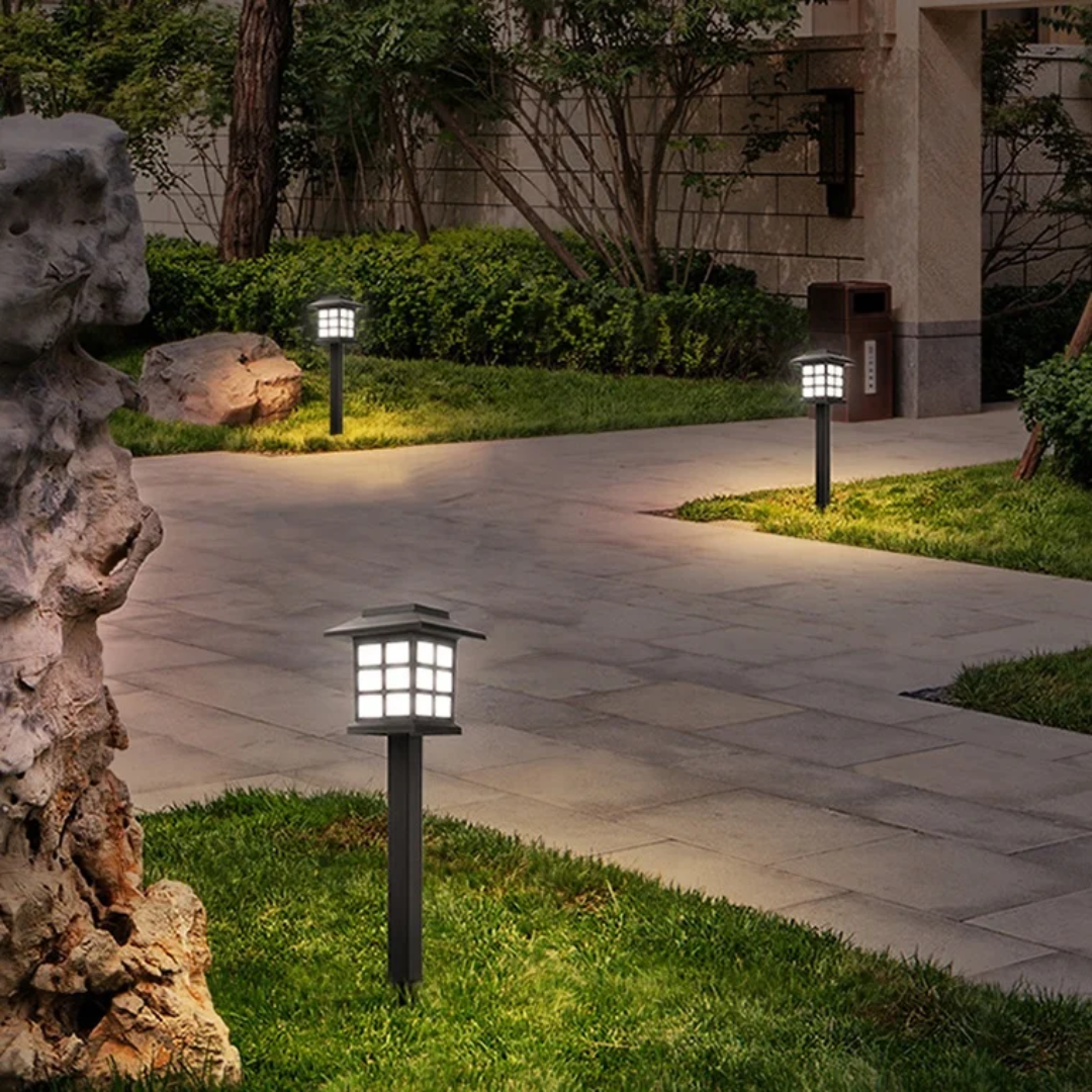 6Pcs Waterproof Outdoor Solar Garden Lights