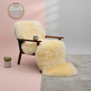 Irregular shape faux fur carpet measuring 60 × 180cm for bedside and home decor