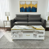 Coffee Table With Marble Top