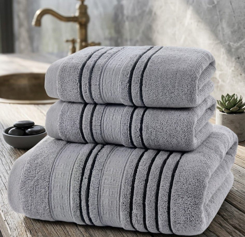 3 in 1 Towel Cotton Yarn Soft Absorbent Bath Towels