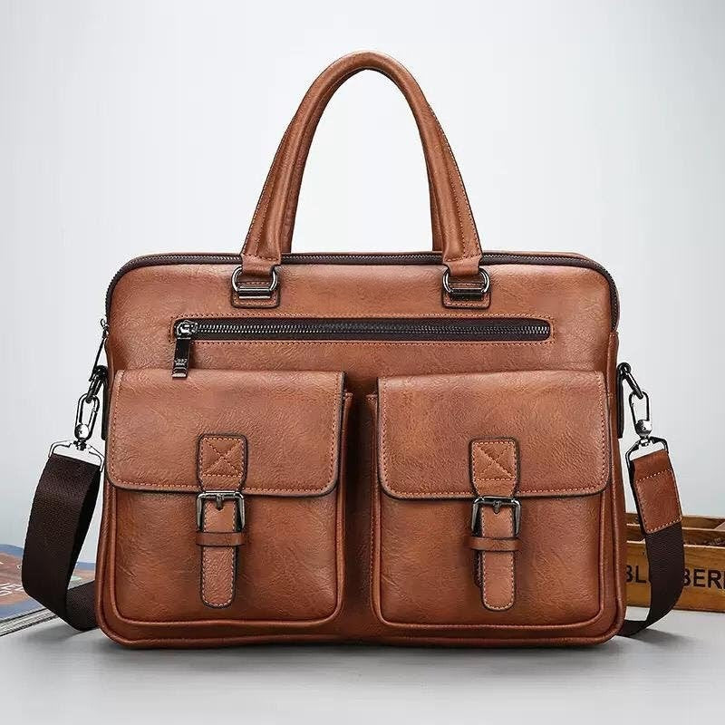 Double Pocket Laptop Bag