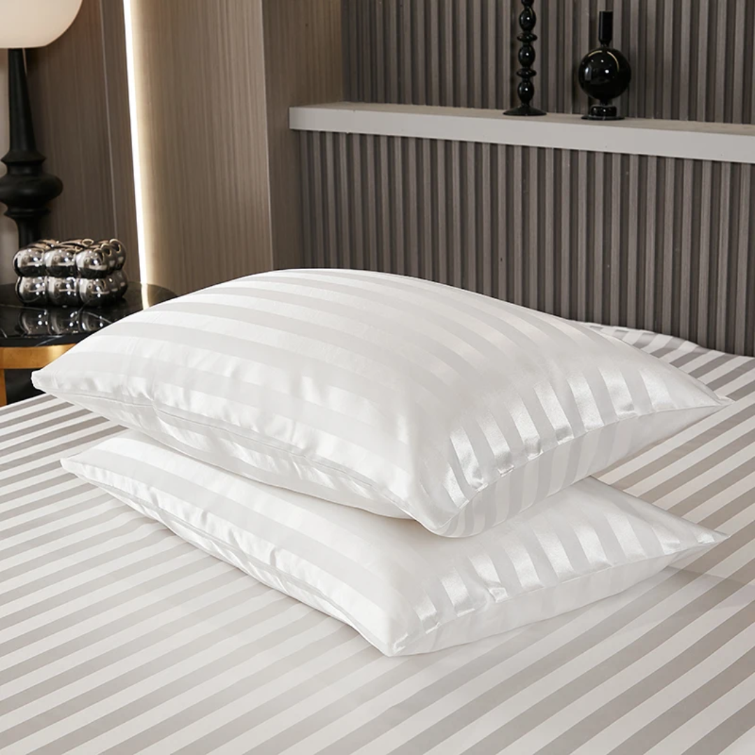 Striped Cotton Bedsheet Set