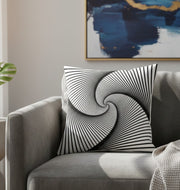 Black and white geometric striped plaid pillowcase cushion covers 45x45 cm set of two
