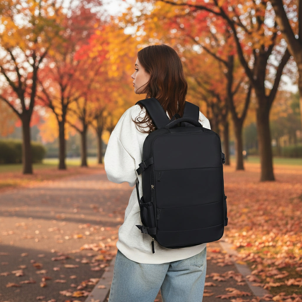 Executive Oxford school and travel bag with shoe compartment in multiple colors.