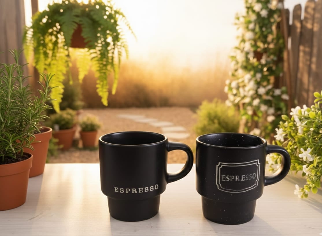 6Pcs Stackable Espresso Cups