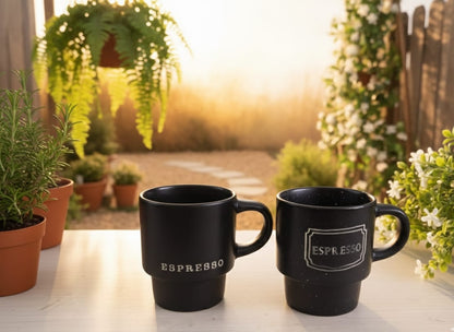 6Pcs Stackable Espresso Cups