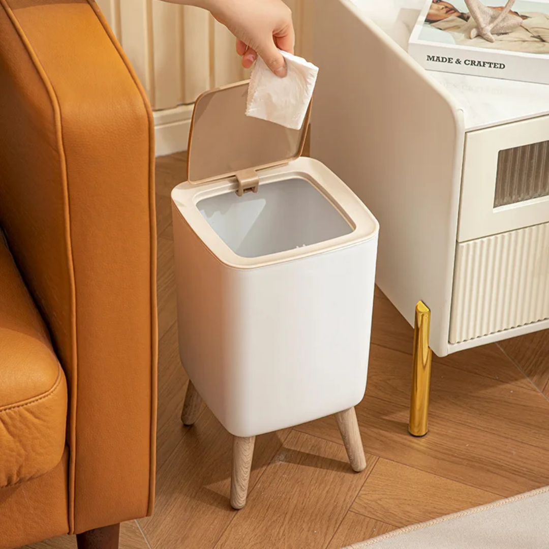 10L Three-Legged Press-Up Dustbin