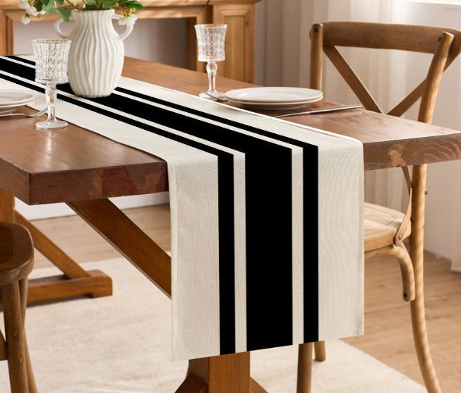 Linen Table Runner 33×230cm Elegant Dining Décor