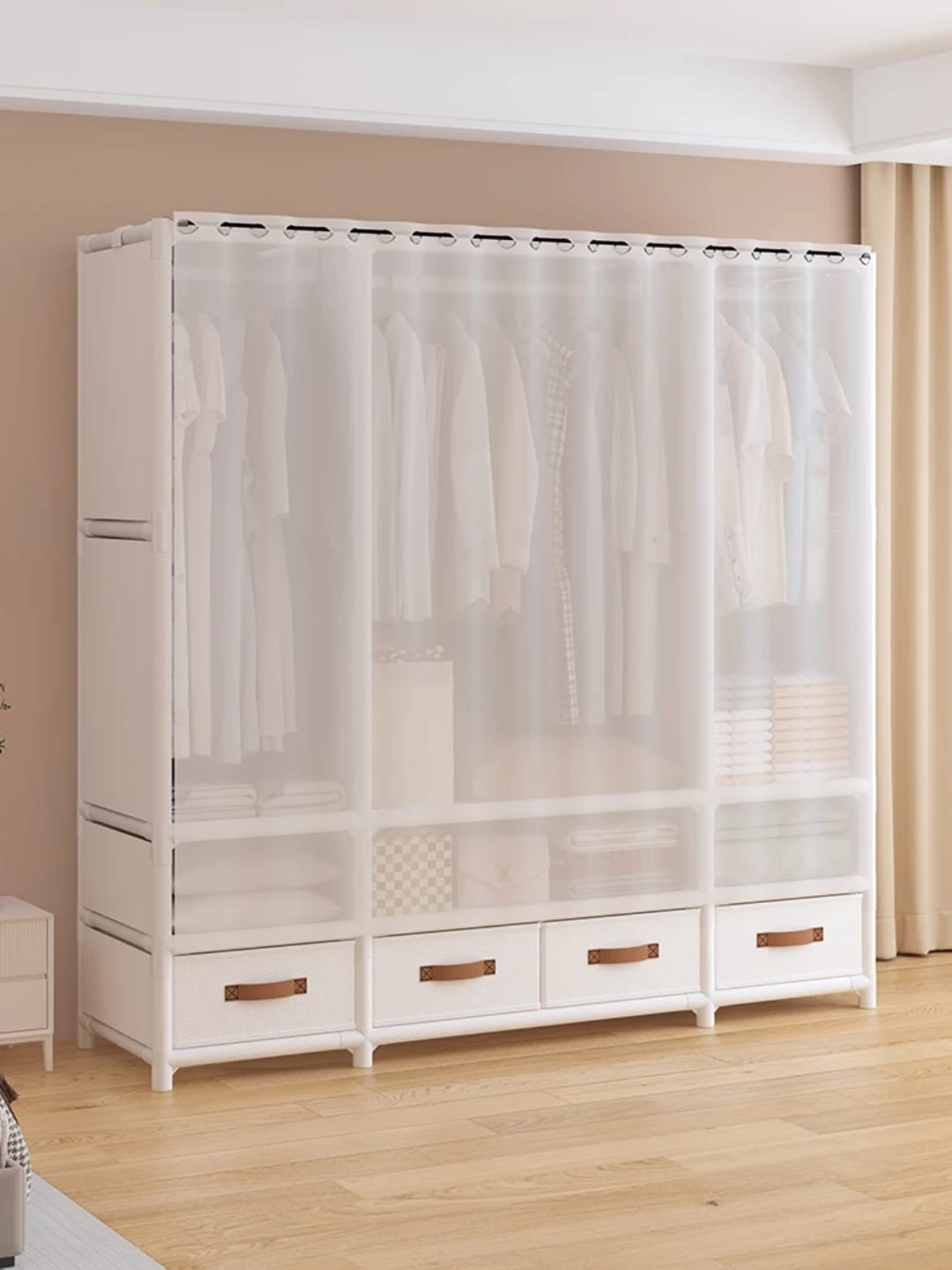 Heavy Duty Metallic Wardrobe