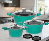 6Pcs Sufuria Set With Lids