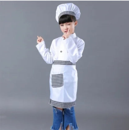 3pcs Children Professional Chef Costume Set