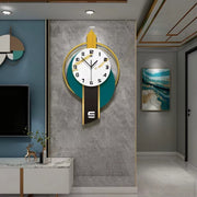 Nordic-inspired 3D metal wall clock with modern minimalist design