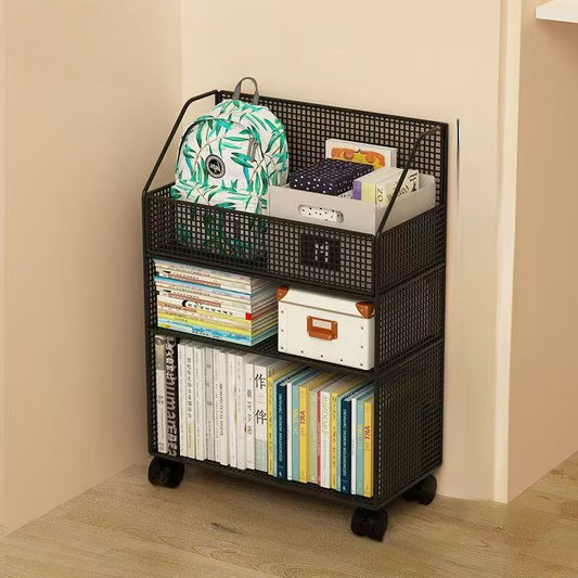 Multipurpose Bookshelf Stand With Wheels