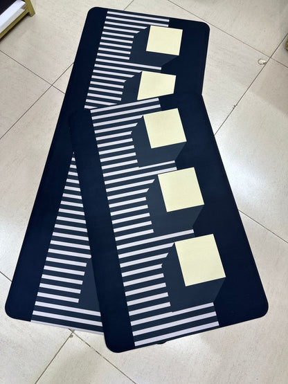 2-Piece Rubber Kitchen Mats Set