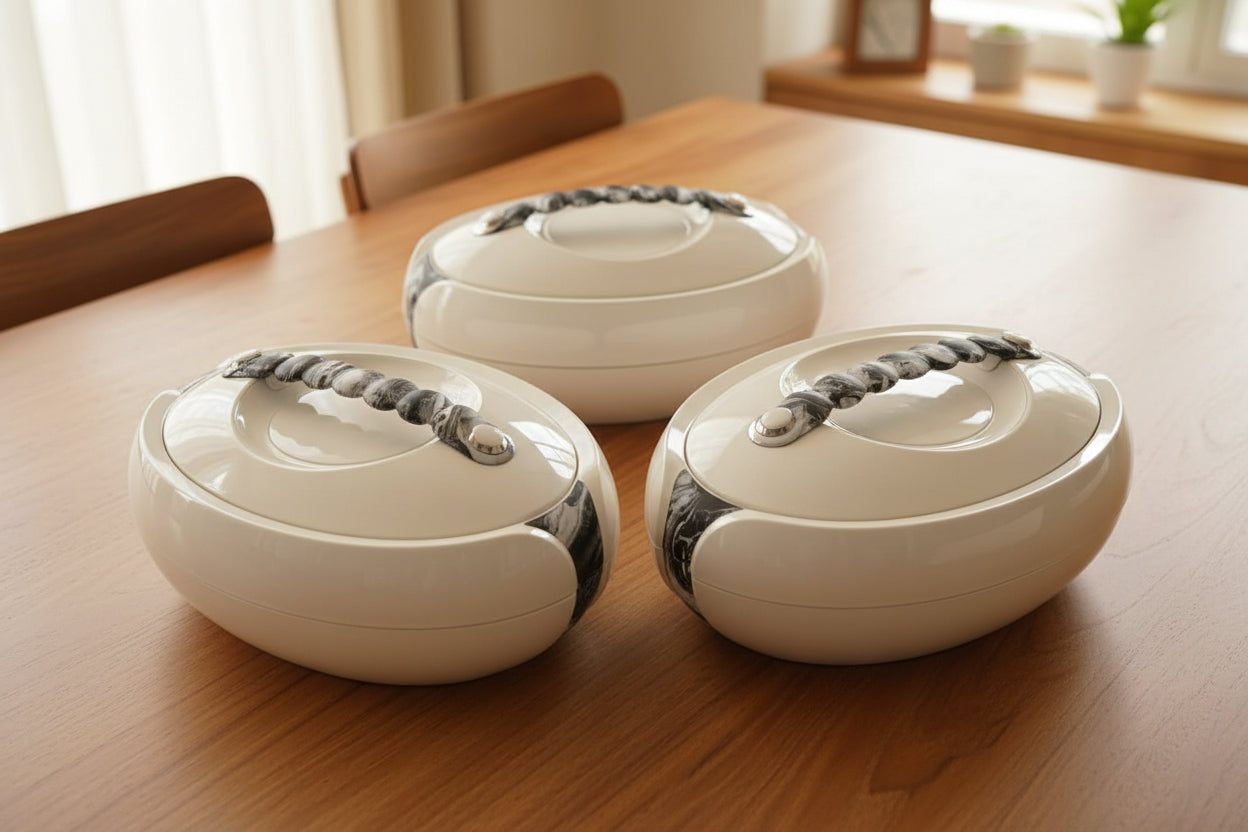 Insulated Hotpot Set – 3 Pieces