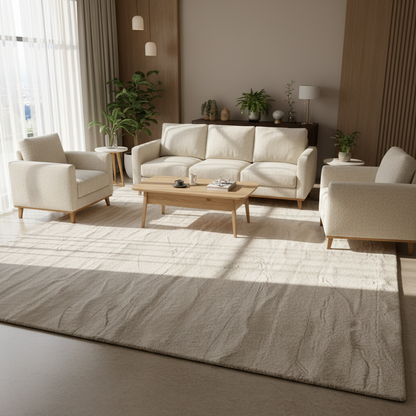Faux Fur Carpet Rug (160 × 230 cm)-KBWUHU49