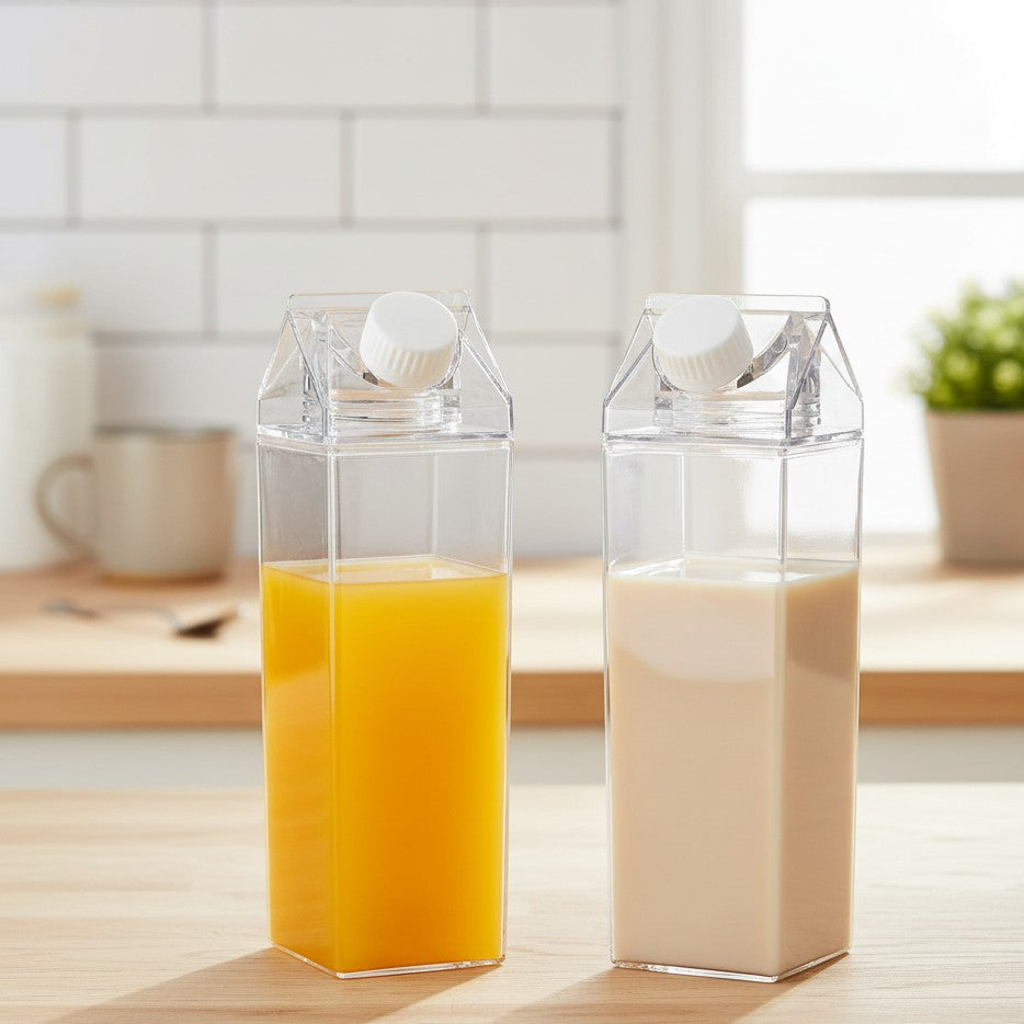 Multipurpose Space Saver Acrylic Beverage Bottle