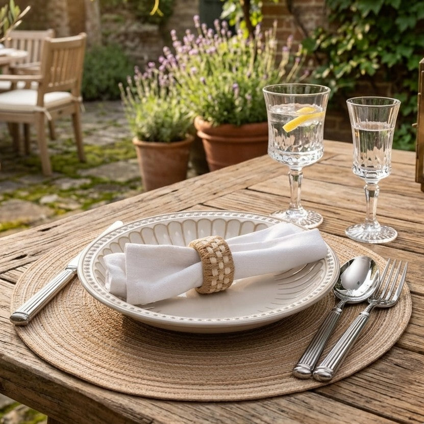 6Pc Nordic Woven Table Mat Set