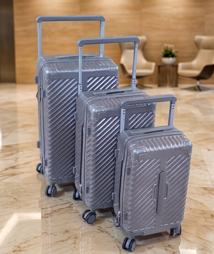 3-In-1 Unbreakable Suitcase Set With Spinner Wheels
