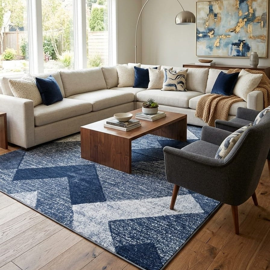 7 × 10 ft Heavy 3D Plush Carpet