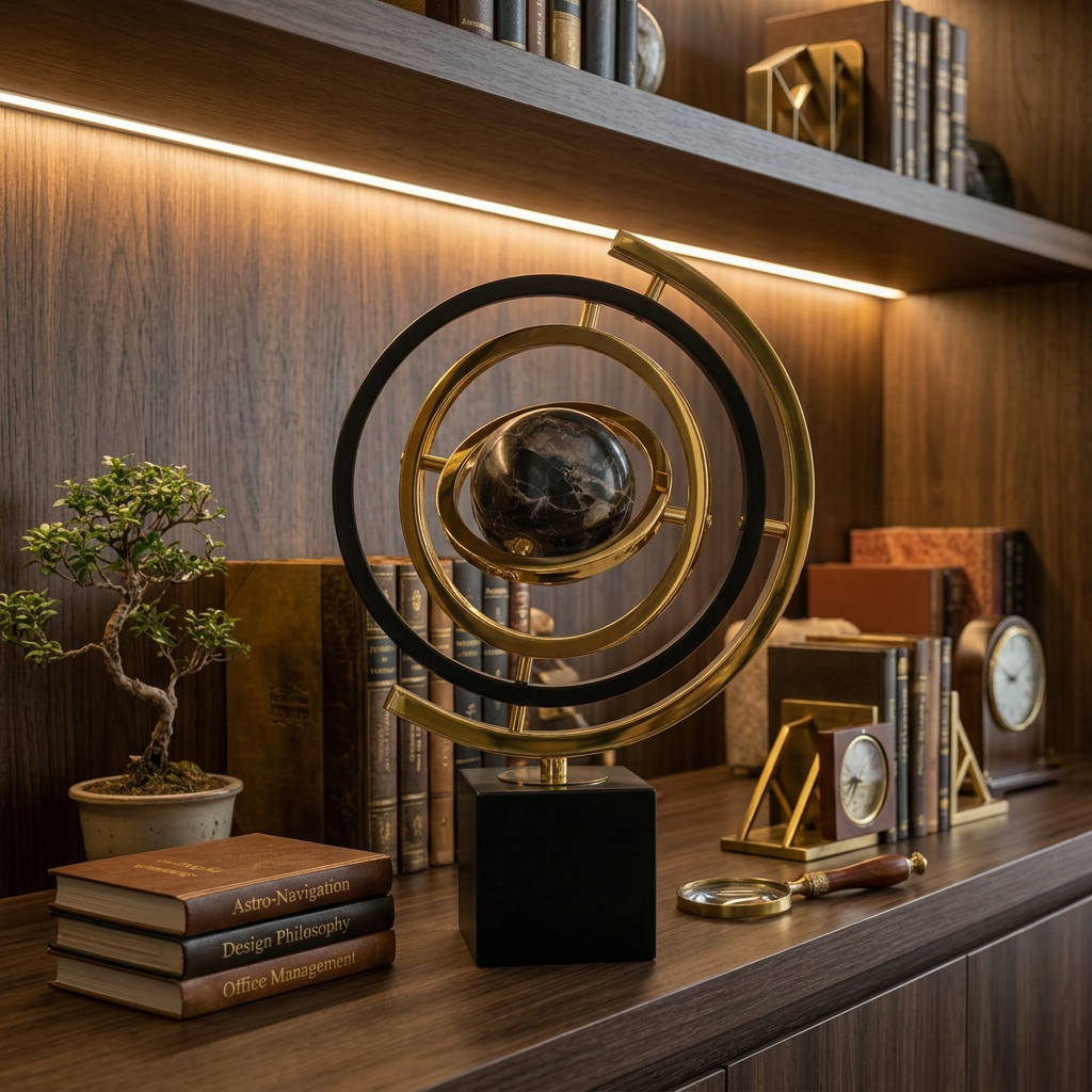Homary Abstract Art Metal Globe Ornament for Coffee Tables, Consoles, Shelves and Office Decoration available in Nairobi, Kenya