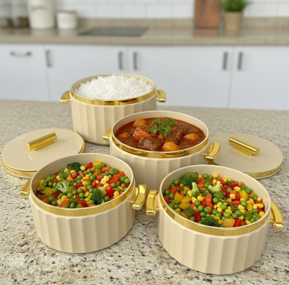 4-Piece Camry Insulated Hotpot Set