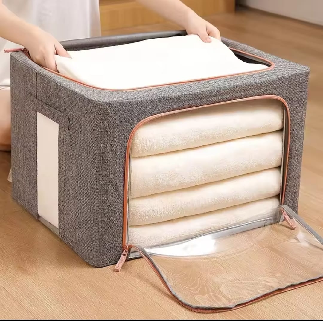 100L Zipped Storage Box / Wardrobe Organizer