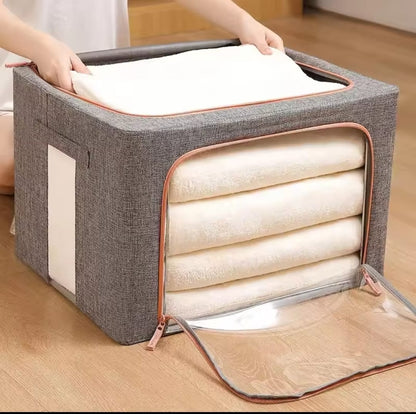 100L Zipped Storage Box / Wardrobe Organizer