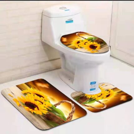 3-In-1 Toilet Mat Set