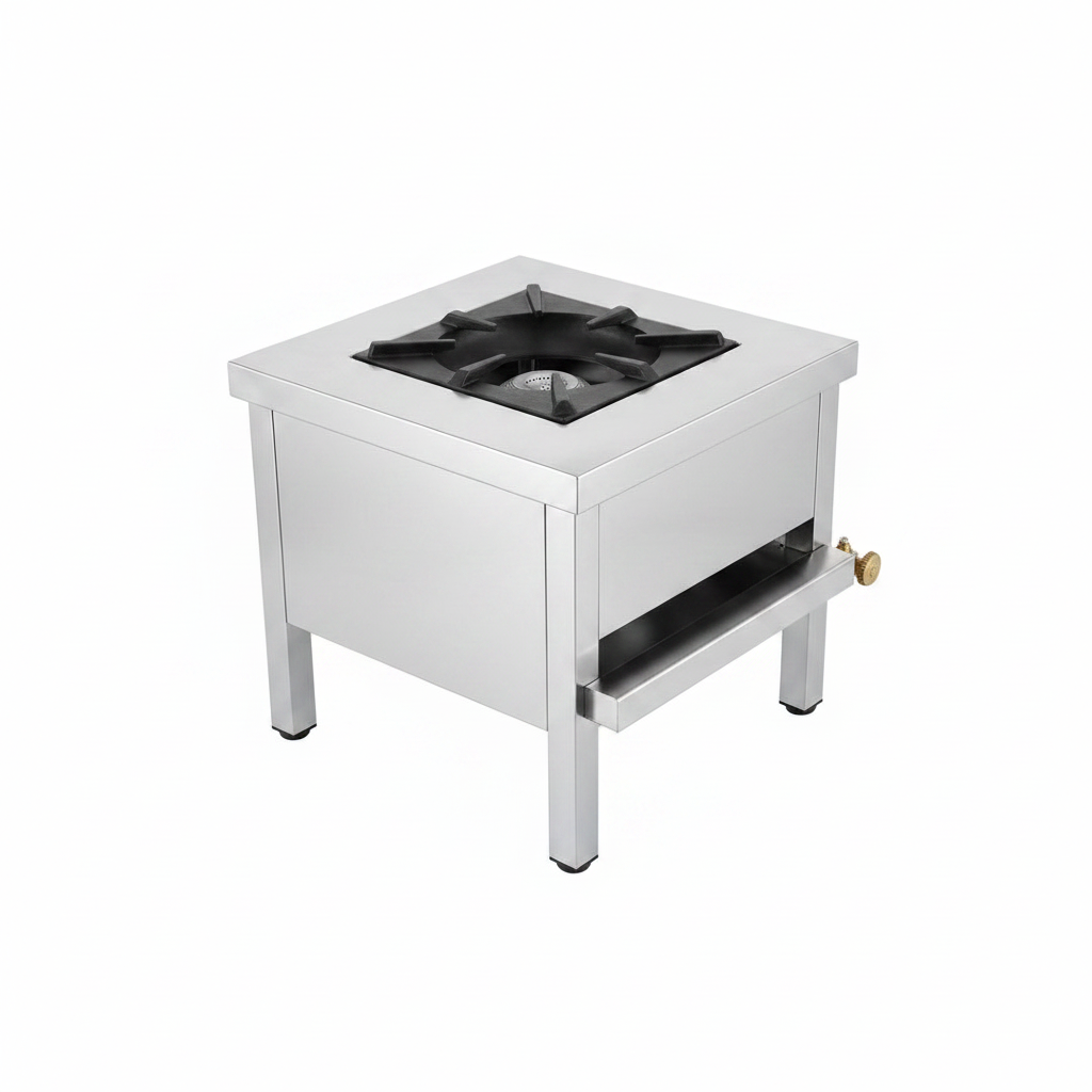 Commercial Grade Stainless Steel Single Gas Cooker