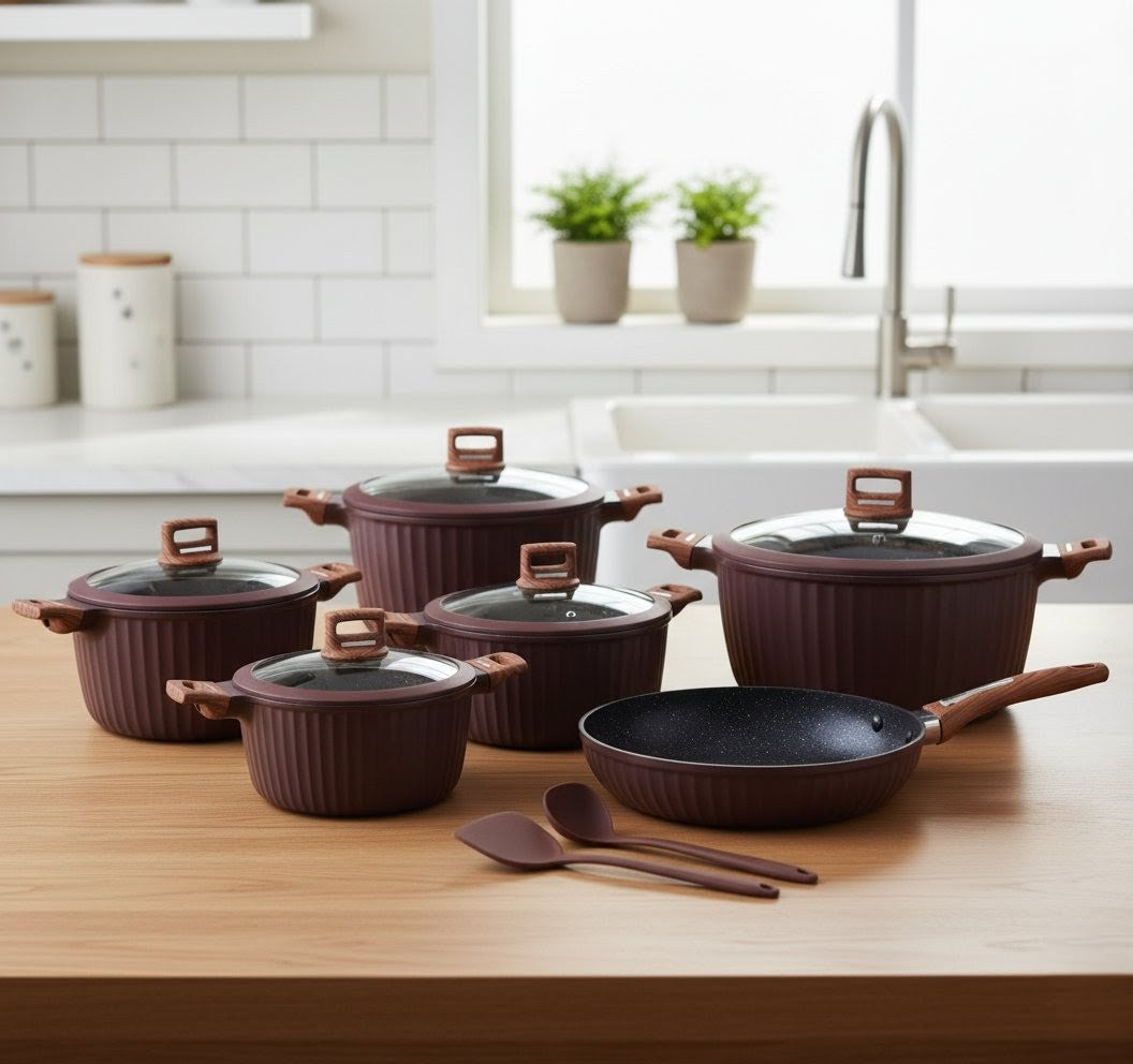 12pc Granite Cookware Set