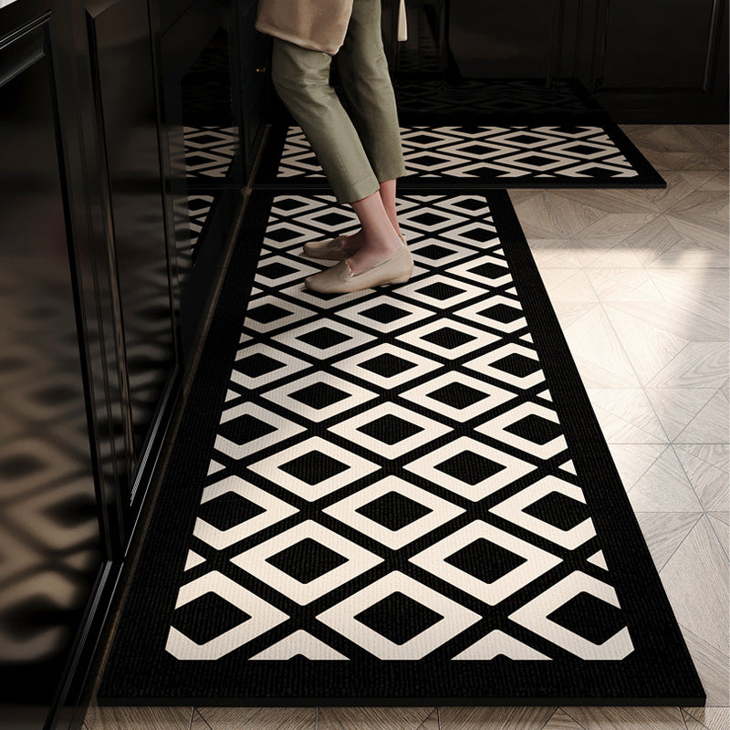 Large 2 in 1 diatomite anti-slip floor mat for kitchen, bedroom, and corridor use in multiple sizes
