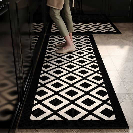 Large 2 in 1 diatomite anti-slip floor mat for kitchen, bedroom, and corridor use in multiple sizes