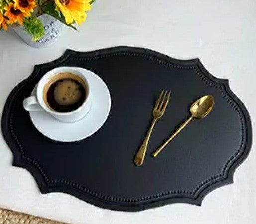 Nordic Leather Anti-slip Table Mats
