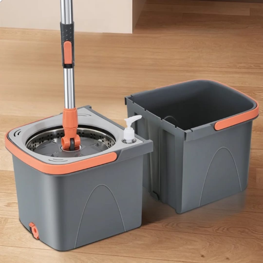 Split Spinning Microfiber Mop