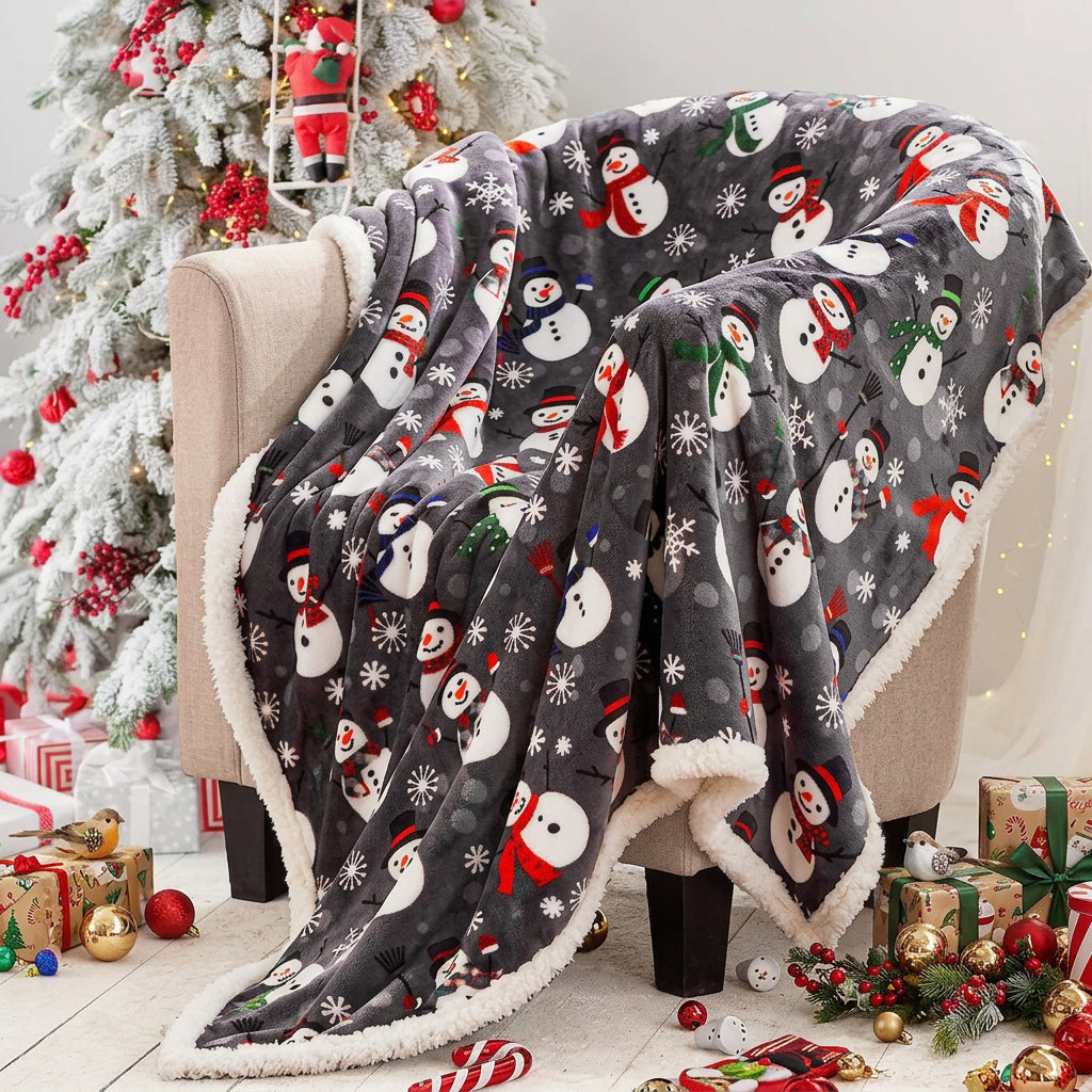 150 × 200cm Christmas Fluffy Blanket