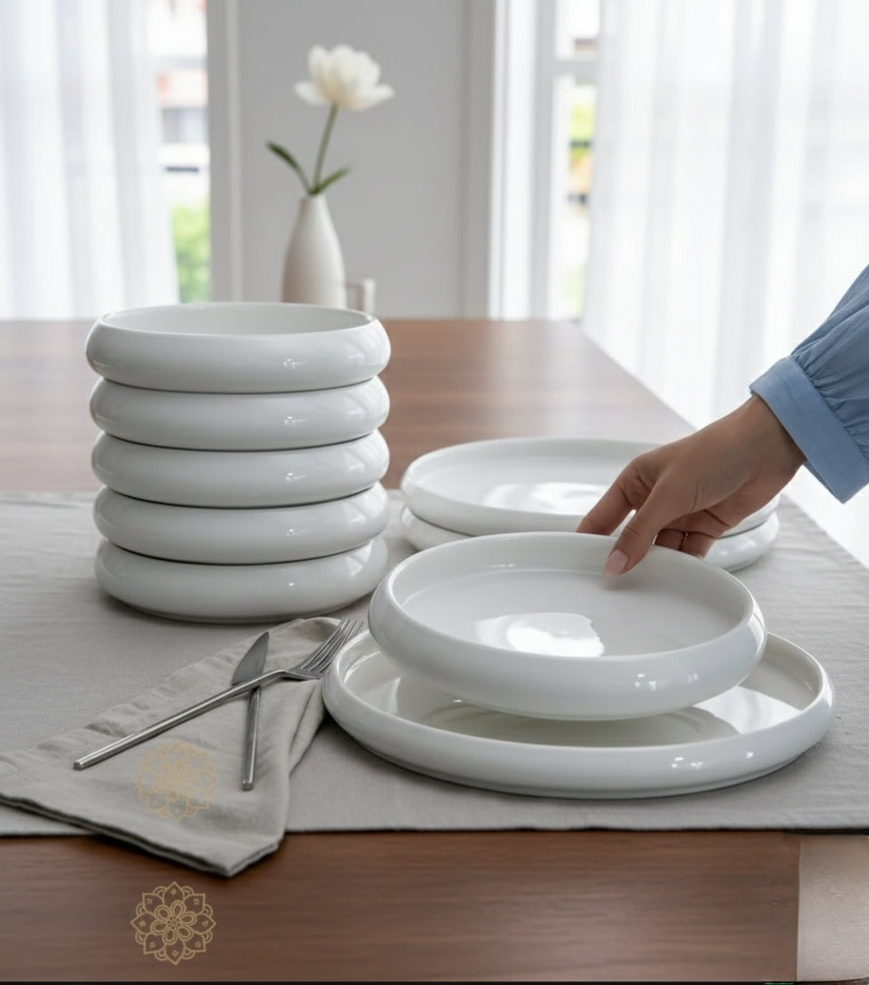 32Pcs Porcelain Dinner Set