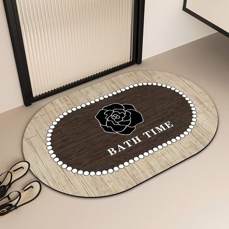 Diatom happiness mat 40x60cm super absorbent non slip bathroom floor mat.