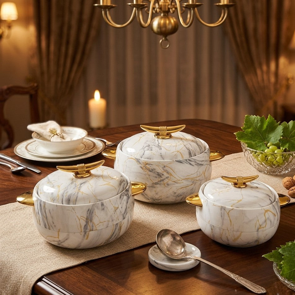 3Pcs Insulated Food Warmer Set