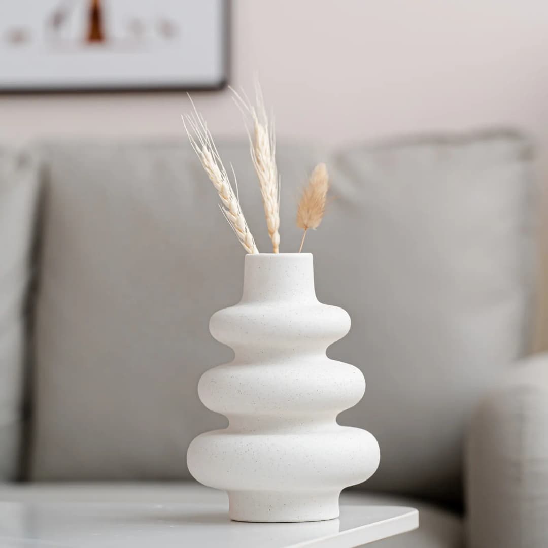 Modern Spiral Decorative Flower Vase