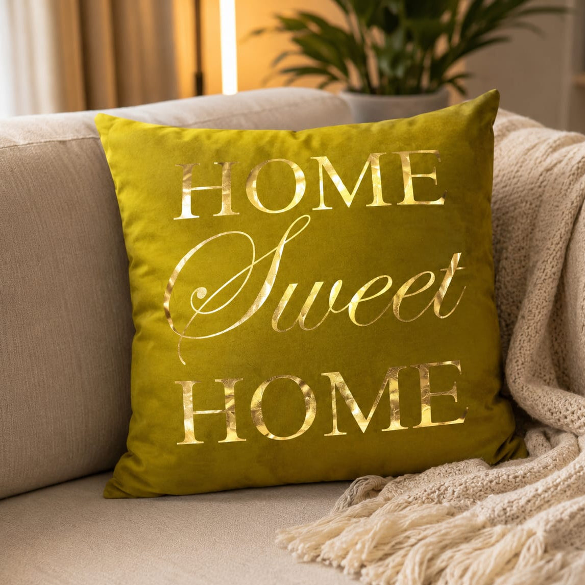 Printed Cushion Cover 45 × 45 cm
