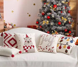 3Pcs Christmas Themed Pillow Covers