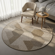 Oriental Weavers Oria Round Geometric Low-Pile Flat Finish Weave Rug KBORIE214