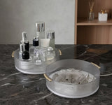 Ribbed Acrylic Cosmetic Organizer