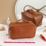 Leather Cosmetic Storage Bag