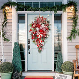 Candy Cane Christmas Wreath