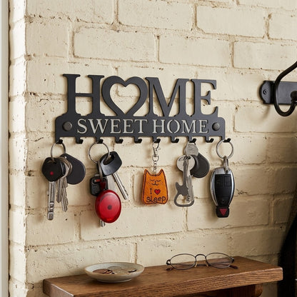 Home Sweet Home Wall Décor Key Holder
