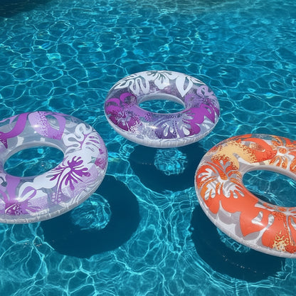 91cm Tire design inflatable pool float with handles for relaxing in pool or beach