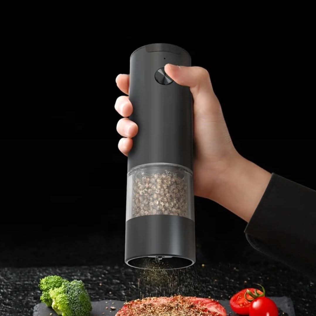 Electric rechargeable salt and pepper grinder