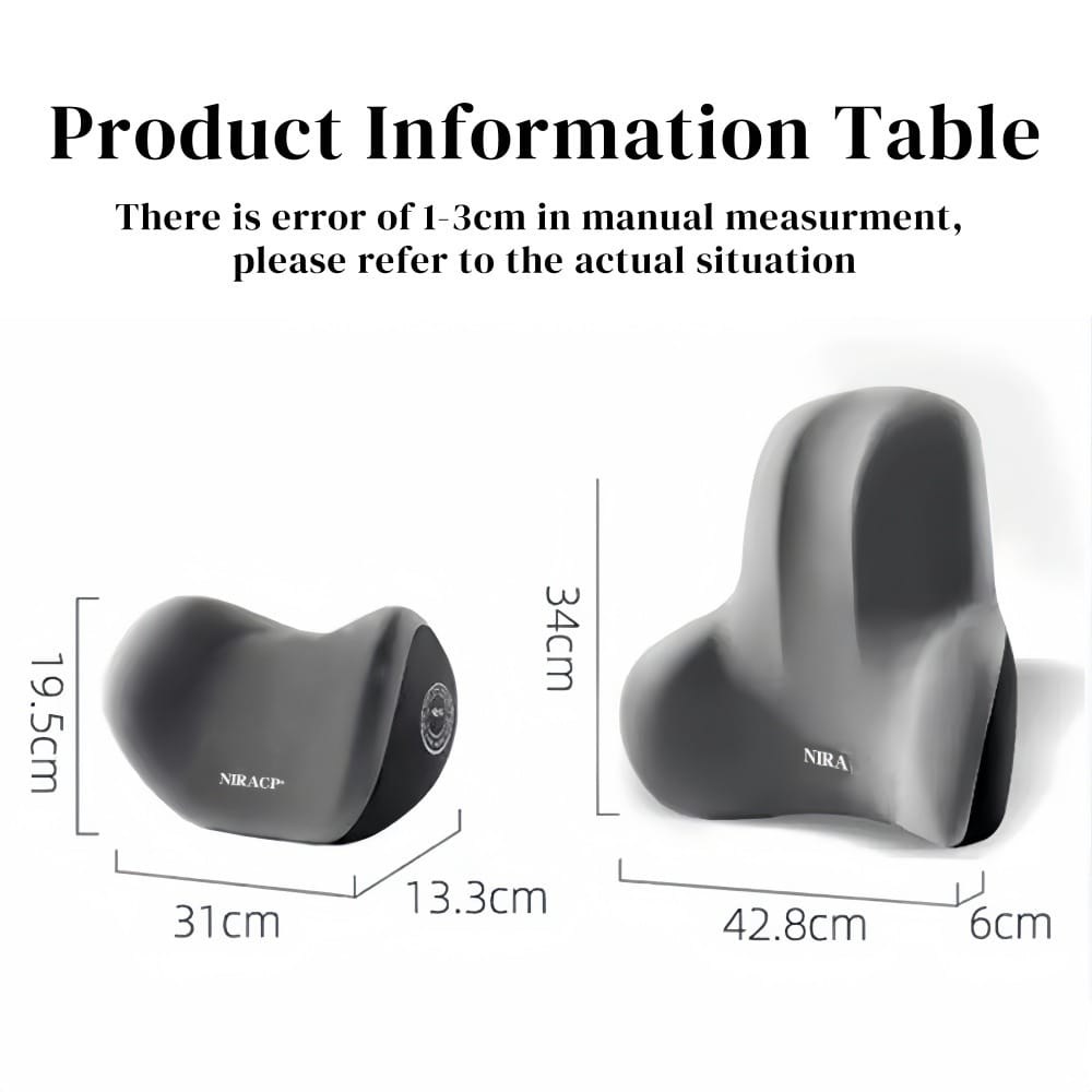 Car Neck  Back Support Memory Foam Pillow